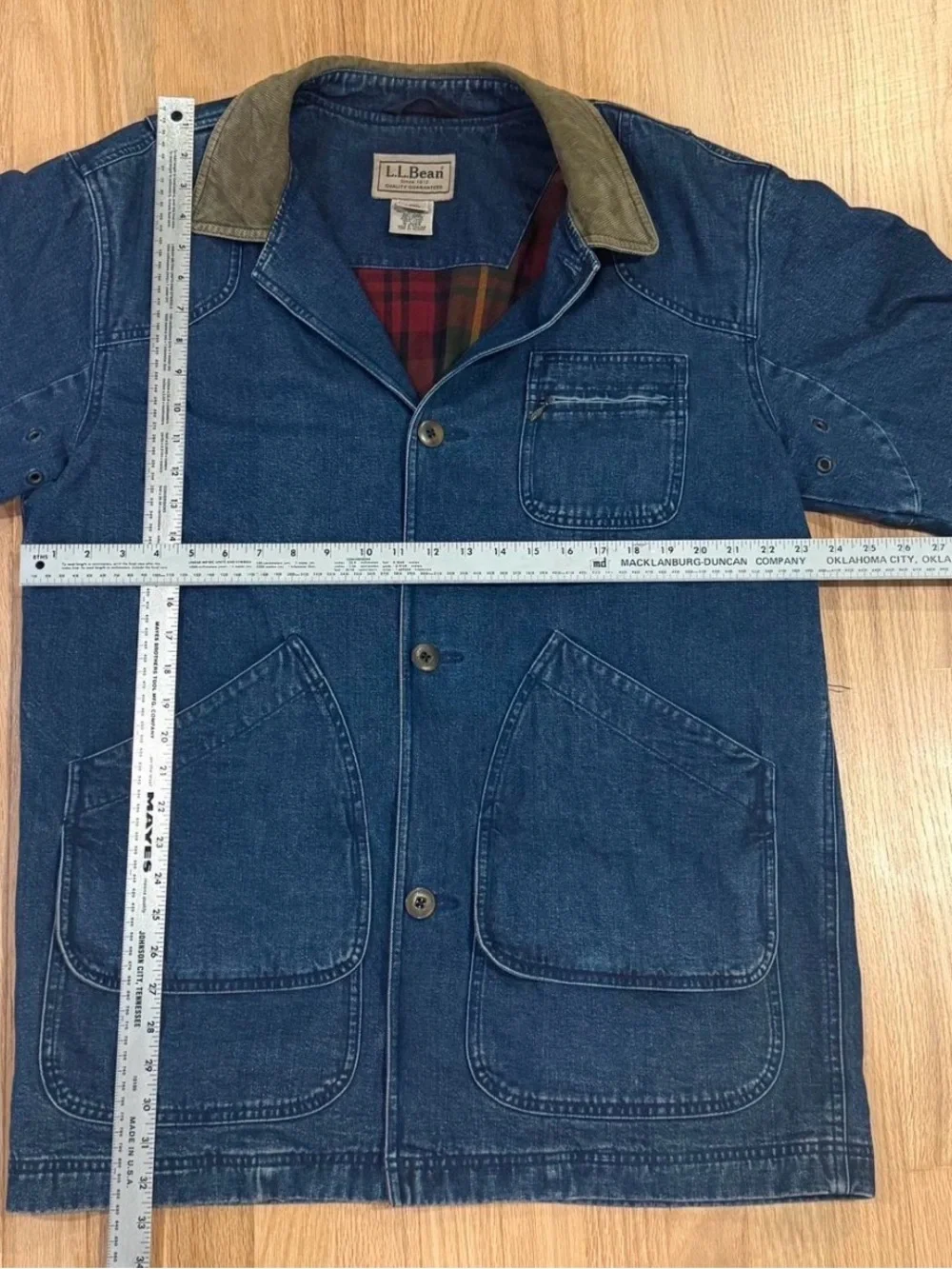 LL Bean Men’s Denim Chore Coat